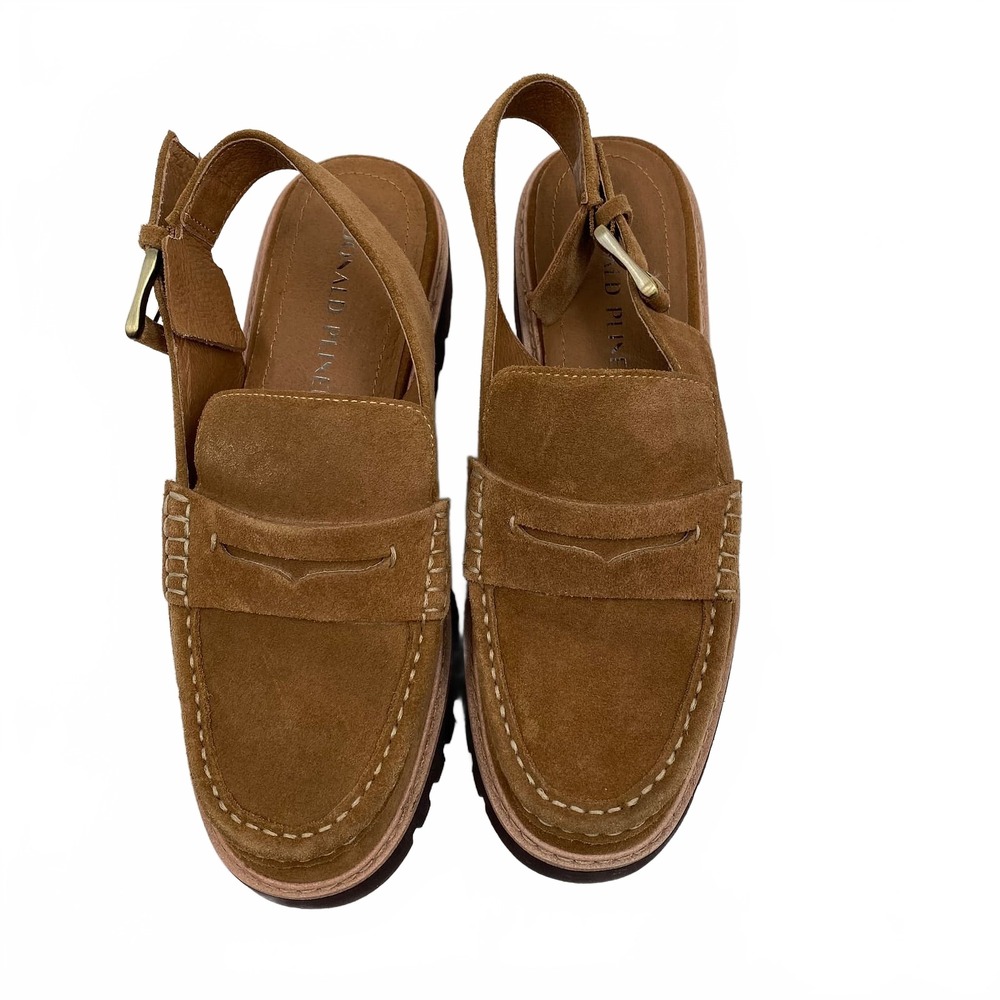 Donald J. Pliner Brown Suede Leather Loafer | Women’s US 6.5